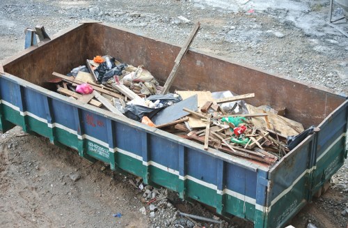 Image depicting rubbish collection in North London