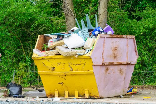 Finchley Central residents disposing of household waste