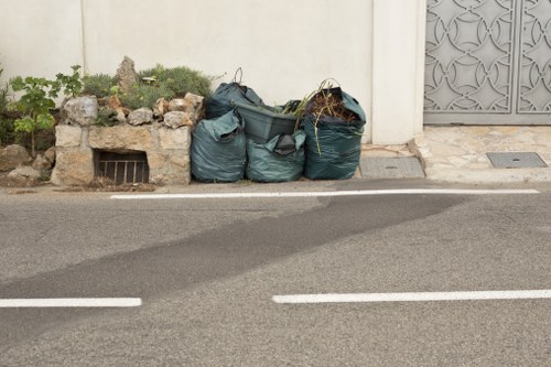 Residents managing home rubbish removal in Hampstead Garden Suburb