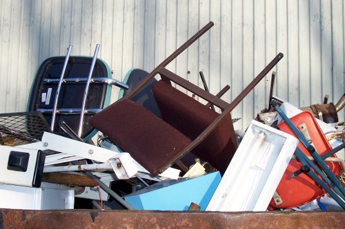 Clean and organized residential area after rubbish removal