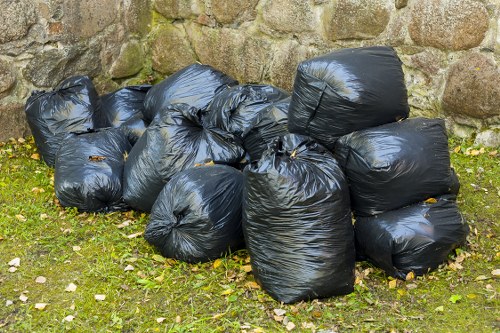 North London streets with clean waste management