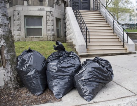 Recycling process in Canonbury rubbish removal