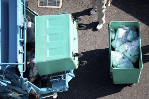 Recycling process for rubbish removal in Holloway