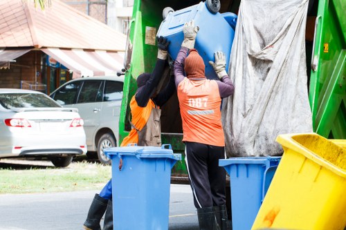 Recycling process for household waste